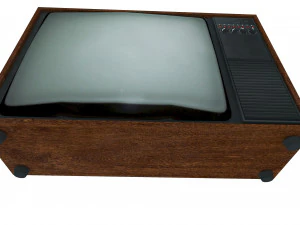Alter Fernseher Low-Poly 3D Modell