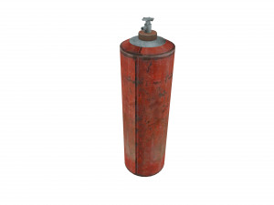 Gas Cylinder 3D Model