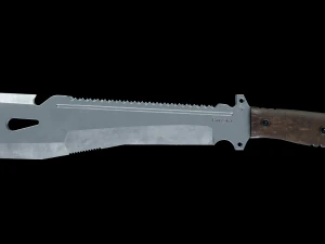 FREE Realistic Modern Machete with UV-unwrap Low-Poly 3D Model