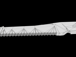 FREE Realistic Modern Machete with UV-unwrap Low-Poly 3D 模型