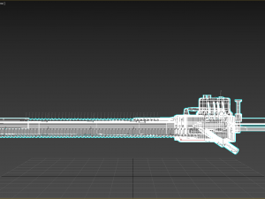 Sword chainsaw Model 3D