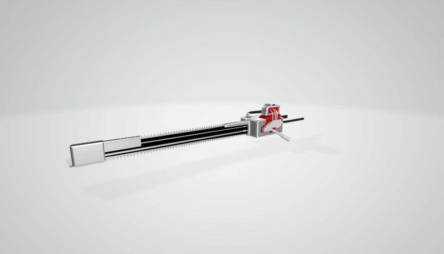 Sword chainsaw 3D Model .c4d .max .obj .3ds .fbx .stl .blend 