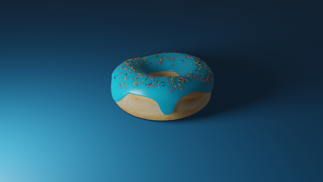 Donut 3D मॉडल .c4d .max .obj .3ds .fbx .stl .blend 