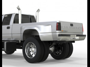 1998 Chevrolet Kodiak Double Cab Custom Edition 3D Модель