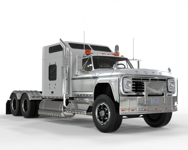 Truck f-750 extended cab unique customization 3Dモデル .c4d .max .obj .3ds .fbx .stl .blend 