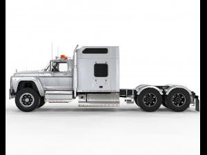 Truck f-750 extended cab unique customization 3D Model