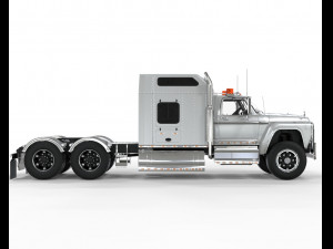 Truck f-750 extended cab unique customization 3Dモデル