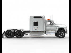 Truck f-750 extended cab unique customization 3D Model