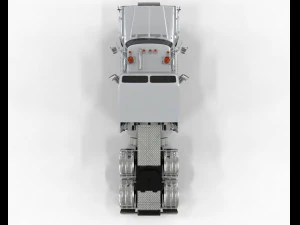Truck f-750 extended cab unique customization 3D Model