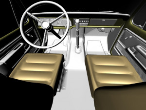 Truck f-750 extended cab unique customization 3Dモデル