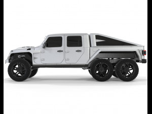 Gladiator Apocalypse Especial Edition 2018 6x6 truck 3D 모델