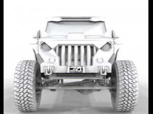 Gladiator Apocalypse Especial Edition 2018 6x6 truck 3D 모델