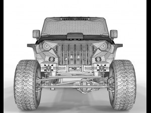 Gladiator Apocalypse Especial Edition 2018 6x6 truck 3D 모델