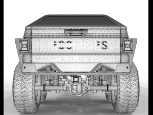 Gladiator Apocalypse Especial Edition 2018 6x6 truck 3D 모델