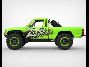Jeep Comanche Zone Offroad 1994 3D Model