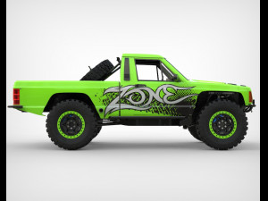 Jeep Comanche Zone Offroad 1994 3Dモデル