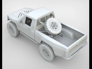 Jeep Comanche Zone Offroad 1994 3D Model