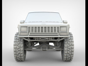 Jeep Comanche Zone Offroad 1994 3Dモデル