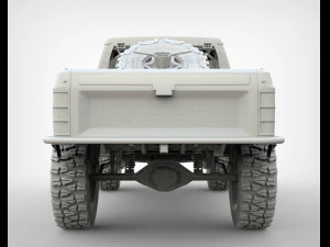 Jeep Comanche Zone Offroad 1994 3D Model