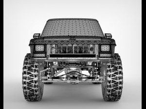 Jeep Comanche Zone Offroad 1994 3Dモデル