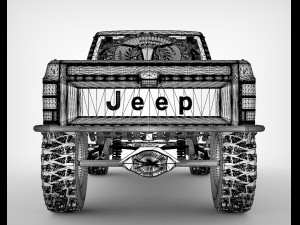 Jeep Comanche Zone Offroad 1994 3Dモデル