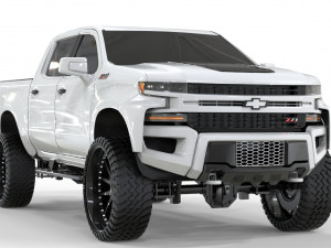 SILVERADO Z71 TRAILBOSS 2019 OFFROAD 3D Model