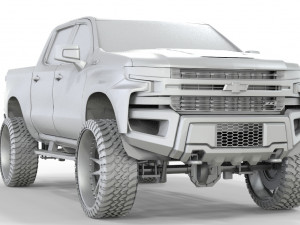 SILVERADO Z71 TRAILBOSS 2019 OFFROAD Model 3D