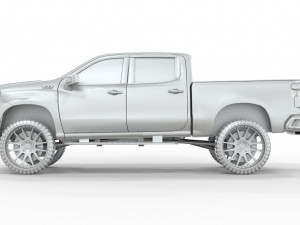 SILVERADO Z71 TRAILBOSS 2019 OFFROAD Model 3D