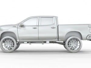 SILVERADO Z71 TRAILBOSS 2019 OFFROAD 3D Model