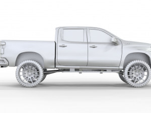 SILVERADO Z71 TRAILBOSS 2019 OFFROAD Model 3D