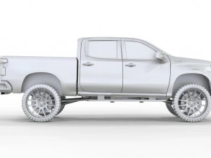 SILVERADO Z71 TRAILBOSS 2019 OFFROAD 3D Model