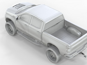 SILVERADO Z71 TRAILBOSS 2019 OFFROAD Model 3D