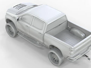 SILVERADO Z71 TRAILBOSS 2019 OFFROAD 3D Model