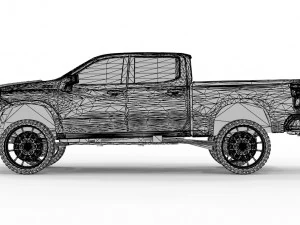 SILVERADO Z71 TRAILBOSS 2019 OFFROAD 3D Model