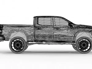 SILVERADO Z71 TRAILBOSS 2019 OFFROAD 3D Model