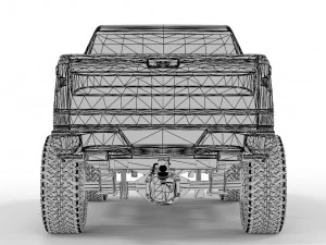 SILVERADO Z71 TRAILBOSS 2019 OFFROAD 3D Model