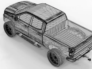 SILVERADO Z71 TRAILBOSS 2019 OFFROAD 3D Model