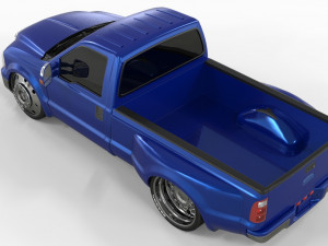 TRUCK PICK UP F-250 CUSTUMIZADA 2006 3D 模型