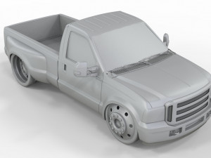 TRUCK PICK UP F-250 CUSTUMIZADA 2006 3D 模型