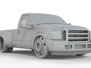 TRUCK PICK UP F-250 CUSTUMIZADA 2006 3D 模型
