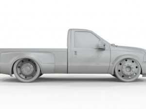 TRUCK PICK UP F-250 CUSTUMIZADA 2006 3D 模型