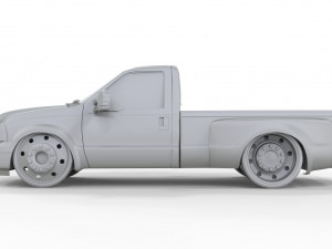 TRUCK PICK UP F-250 CUSTUMIZADA 2006 3D 模型