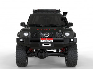 Nissan-Patrol-Y61-Gazelle-Pickup 4X4 Model 3D