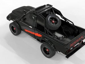 Nissan-Patrol-Y61-Gazelle-Pickup 4X4 Model 3D