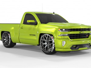 CHEVROLET SILVERADO 2017 3D Model