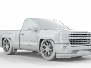 CHEVROLET SILVERADO 2017 3D Модель
