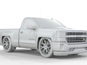 CHEVROLET SILVERADO 2017 3D Model