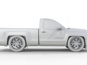 CHEVROLET SILVERADO 2017 3D Модель