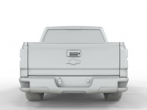 CHEVROLET SILVERADO 2017 3D Модель