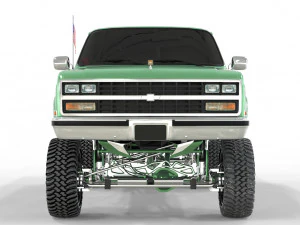 CHEVROLET C10 1500 TRUCK LIFTED 3D Model